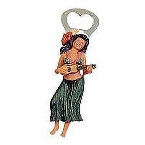 Hawaii Girl with Ukulele Bottle Opener