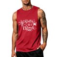 thumbnail image 1 of Hawaii Graphic Tank Tops for Men, Summer Beach Vacation Sleeveless Muscle Cut Off Workout Shirts Palm Tree Gym Tops, 1 of 3
