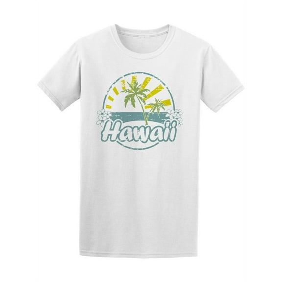 Hawaii Green Island Logo T-Shirt Men -Image by Shutterstock, Male Medium
