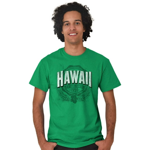 Hawaii HI Student Campus Pride Seal Plus Size Crewneck Graphic Tee Shirt Brisco Brands 3X