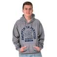 thumbnail image 1 of Hawaii HI Surfer Beach Waves Smurfs Hoodie Sweatshirt Women Men Brisco Brands S, 1 of 6