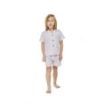 thumbnail image 1 of Hawaii Hangover Boy Aloha Linen Cotton Shirt Cabana Set in Shark Tooth, 1 of 5