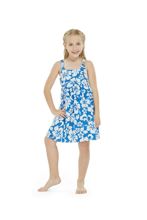 Girl's Floral Empire Waist Dress,up to size 10