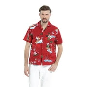 Hawaii Hangover Men's Hawaiian Shirt Aloha Shirt Christmas Shirt Santa Red