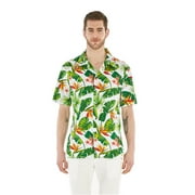 Hawaii Hangover Men's Hawaiian Shirt Aloha Shirt XL Bird of Paradise White