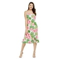 thumbnail image 1 of Hawaii Hangover Women's Hawaiian Mermaid Ruffle Dress Lotus and Orchid, 1 of 5