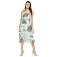 thumbnail image 1 of Hawaii Hangover Women's Hawaiian Mermaid Ruffle Dress Wispy Cereus Black, 1 of 5