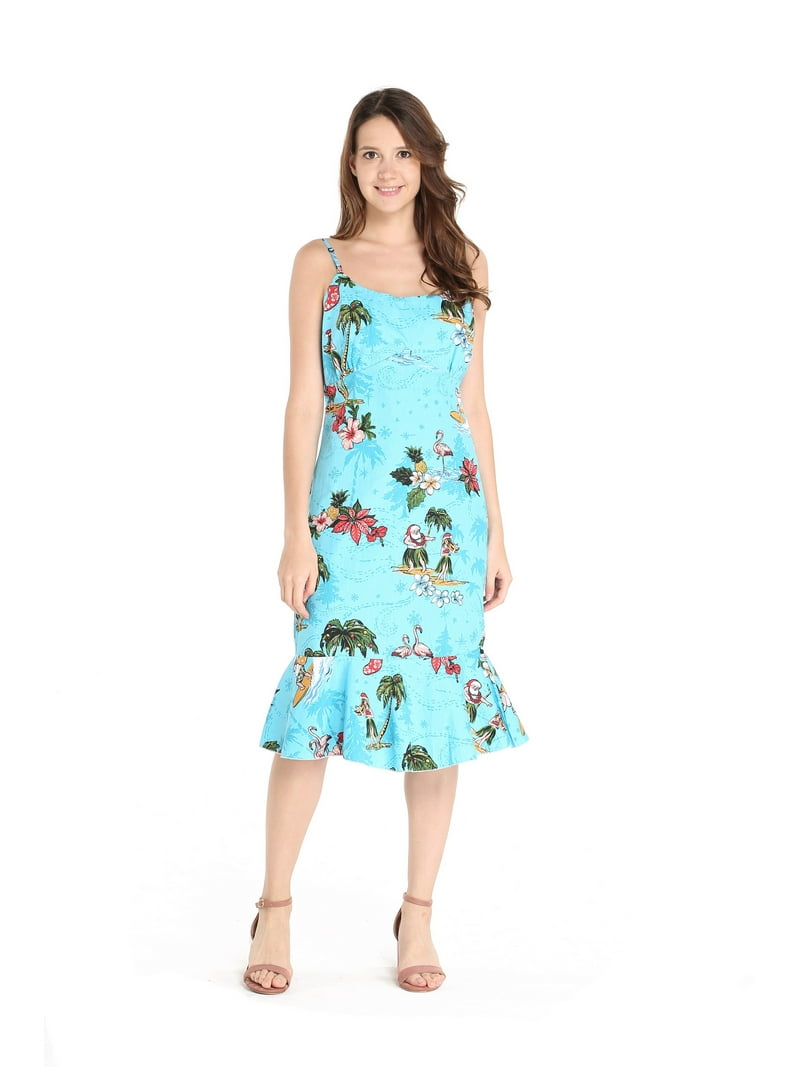 hawaiian christmas dress Mele Kalikimaka Luau