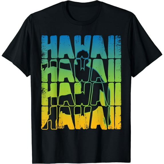 Hawaii Hawaii Hawaii Hawaii T-Shirt Black 2X-Large