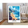 thumbnail image 1 of Hawaii Honolulu Travel Poster, Honolulu Hawaii Travel Poster Print, Hawaii Travel Poster Wall Art, Hawaii Islands, Coastal Travel Poster Wall Art, Modern Wall Decor, 24x36 UNFRAMED, 1 of 2