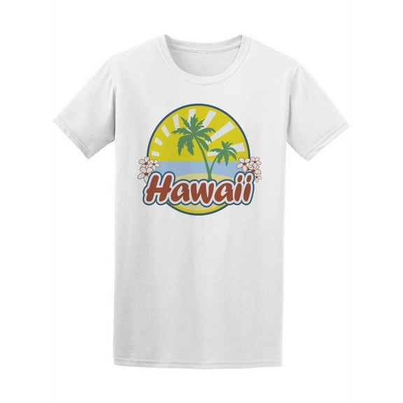 Hawaii Island Circle Logo T-Shirt Men -Image by Shutterstock, Male Large