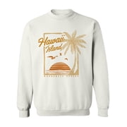 Hawaii Island Design Sweatshirt Men -Image by Shutterstock, Male Large