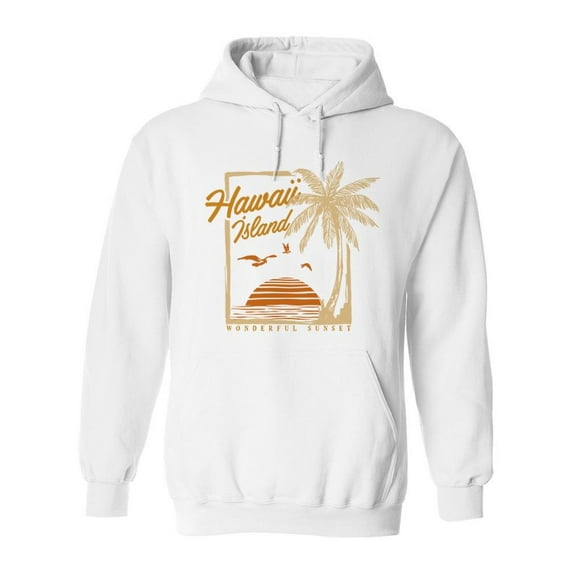 Hawaii Island Hoodie Men -Image by Shutterstock, Male 3X-Large