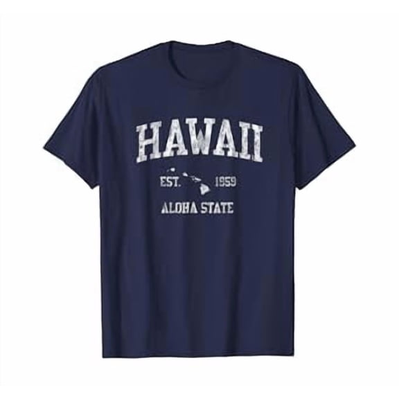 Hawaii Islands Vintage Sports T-Shirt
