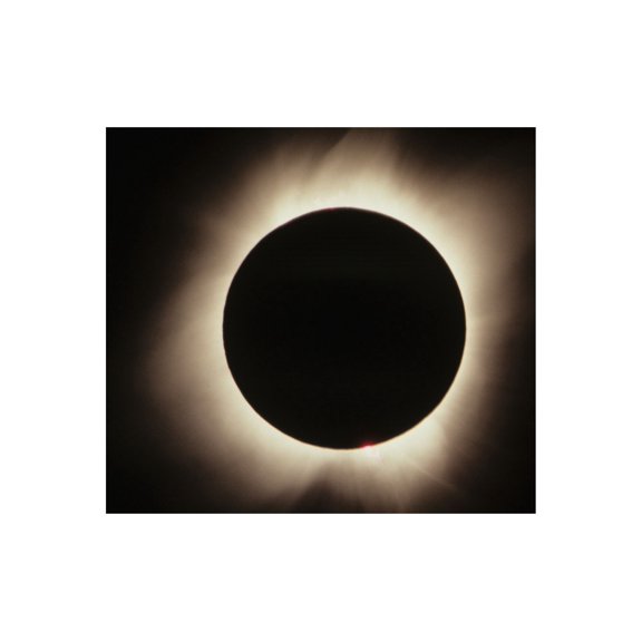 Hawaii July 11 1991 Solar Eclipse Totality With Solar Flares. Poster Print