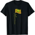thumbnail image 1 of Hawaii Kanaka Maoli Signature Flag Pole - Hawaiian Flag T-Shirt, 1 of 4