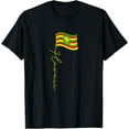 thumbnail image 1 of Hawaii Kanaka Maoli Signature Flag Pole - Hawaiian Flag T-Shirt, 1 of 4