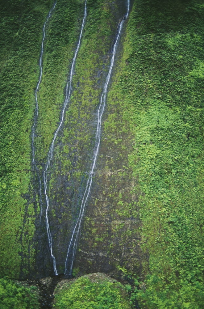 Hawaii Kauai Mt Waialeale Wettest Spot On The Island Canvas Art - Robert Sablan Design Pics (13 x 20)