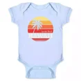thumbnail image 1 of Hawaii Lanikai Beach Retro Baby Bodysuit Cute Baby Onesie, BABY BODYSUIT LAT 4424, 1 of 3