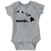 Hawaii Made in the Islands HI Pride Romper Boys or Girls Infant Baby Brisco Brands 12M