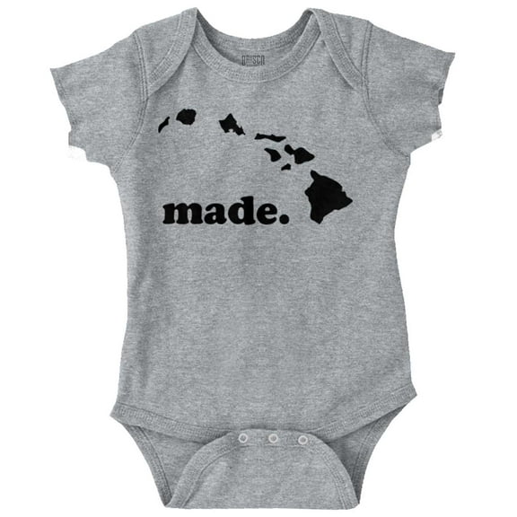 Hawaii Made in the Islands HI Pride Romper Boys or Girls Infant Baby Brisco Brands 12M