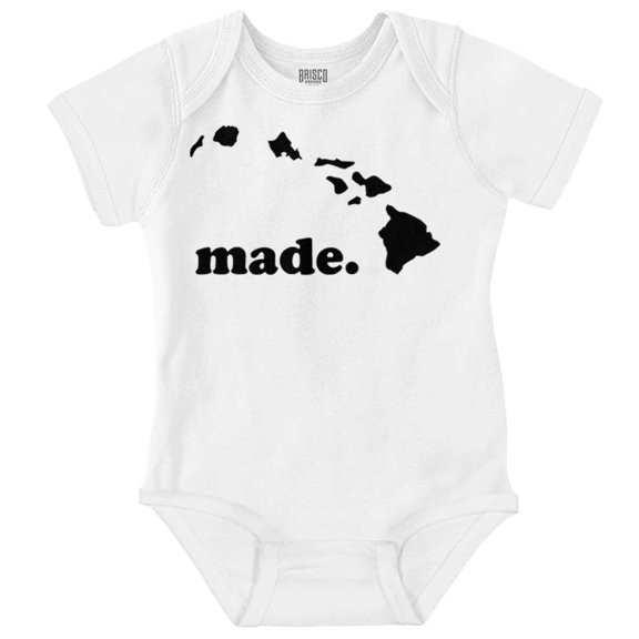 Hawaii Made in the Islands HI Pride Romper Boys or Girls Infant Baby Brisco Brands 6M