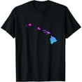 thumbnail image 1 of Hawaii Map Aloha Hawaiian Islands T-Shirt, 1 of 4