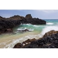 thumbnail image 1 of Hawaii, Maui, Makena, Ocean wave on rocky coastline. Poster Print (19 x 12), 1 of 3