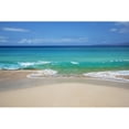 thumbnail image 1 of Hawaii, Maui, Makena, Sandy Makena Beach with land in the distance. Poster Print (36 x 24), 1 of 1