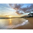 thumbnail image 1 of Hawaii, Maui, Makena, Secret Beach At Sunset. Poster Print (17 x 13), 1 of 3