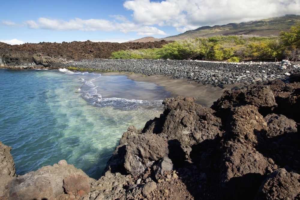 Hawaii Maui The remote Keawanaku Beach on the south side of Maui Canvas Art - Jenna Szerlag Design Pics (38 x 24)