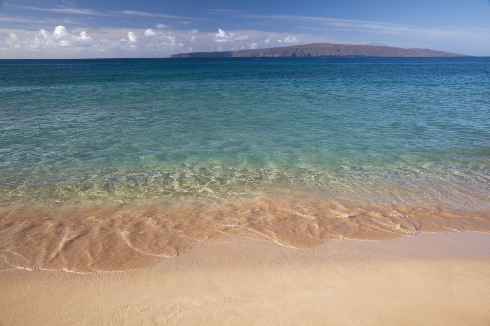 Hawaii Maui View from Makena Beach Canvas Art - Jenna Szerlag Design Pics (38 x 24)