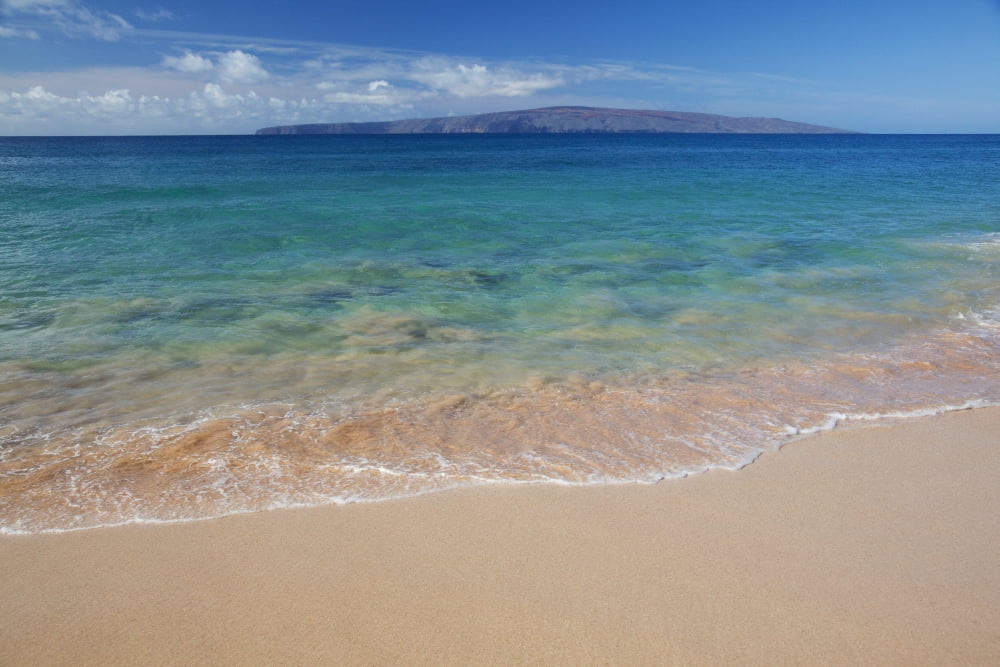 Hawaii Maui View from Makena Beach Canvas Art - Jenna Szerlag Design Pics (38 x 24)