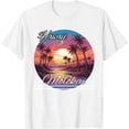 thumbnail image 1 of Hawaii Molokai Coconut Palm Trees Beach Womens Graphic Tees with Unique Prints, Comfortable and Fashionable Short Sleeve Shirts, 1 of 3