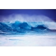 thumbnail image 1 of Hawaii, Oahu, Beautiful Wave Breaking. Poster Print (34 x 22), 1 of 4