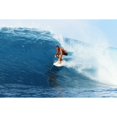thumbnail image 1 of Hawaii, Oahu, North Shore, Backdoor Pipe, Pancho Sullivan Riding Wave Poster Print (38 x 24), 1 of 3
