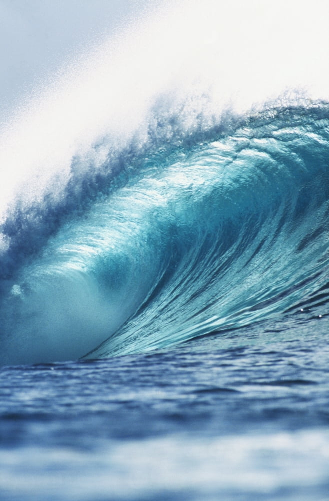 Hawaii Oahu Perfect Wave At Pipeline Canvas Art - Vince Cavataio Design Pics (12 x 19)