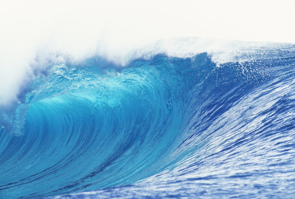 Hawaii Oahu Perfect Wave At Pipeline Canvas Art - Vince Cavataio Design Pics (19 x 12)