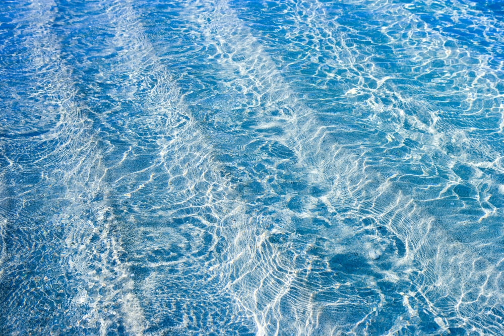 Hawaii Oahu Reflections In Turquoise Ocean Water Canvas Art - Dana Edmunds Design Pics (40 x 26)