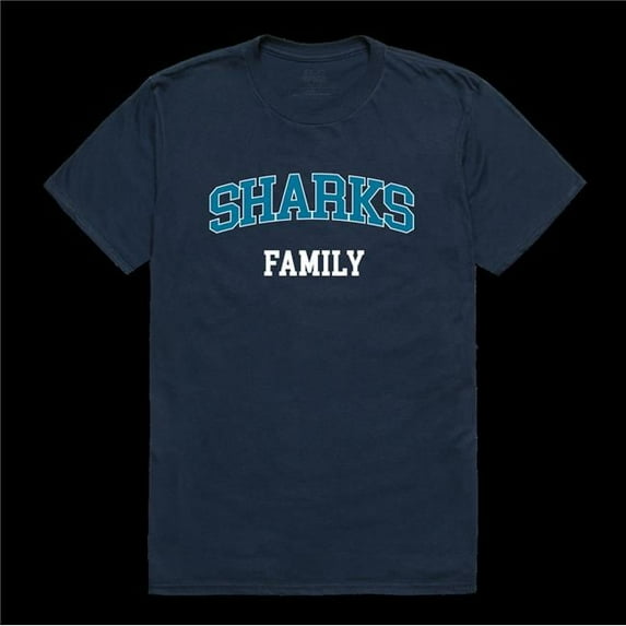 Hawaii Pacific University Sharks Family T-Shirt, Navy - Large