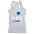thumbnail image 1 of Hawaii Pacific University Sharks Women I Love Tank Top, Heather Grey - 2XL, 1 of 1
