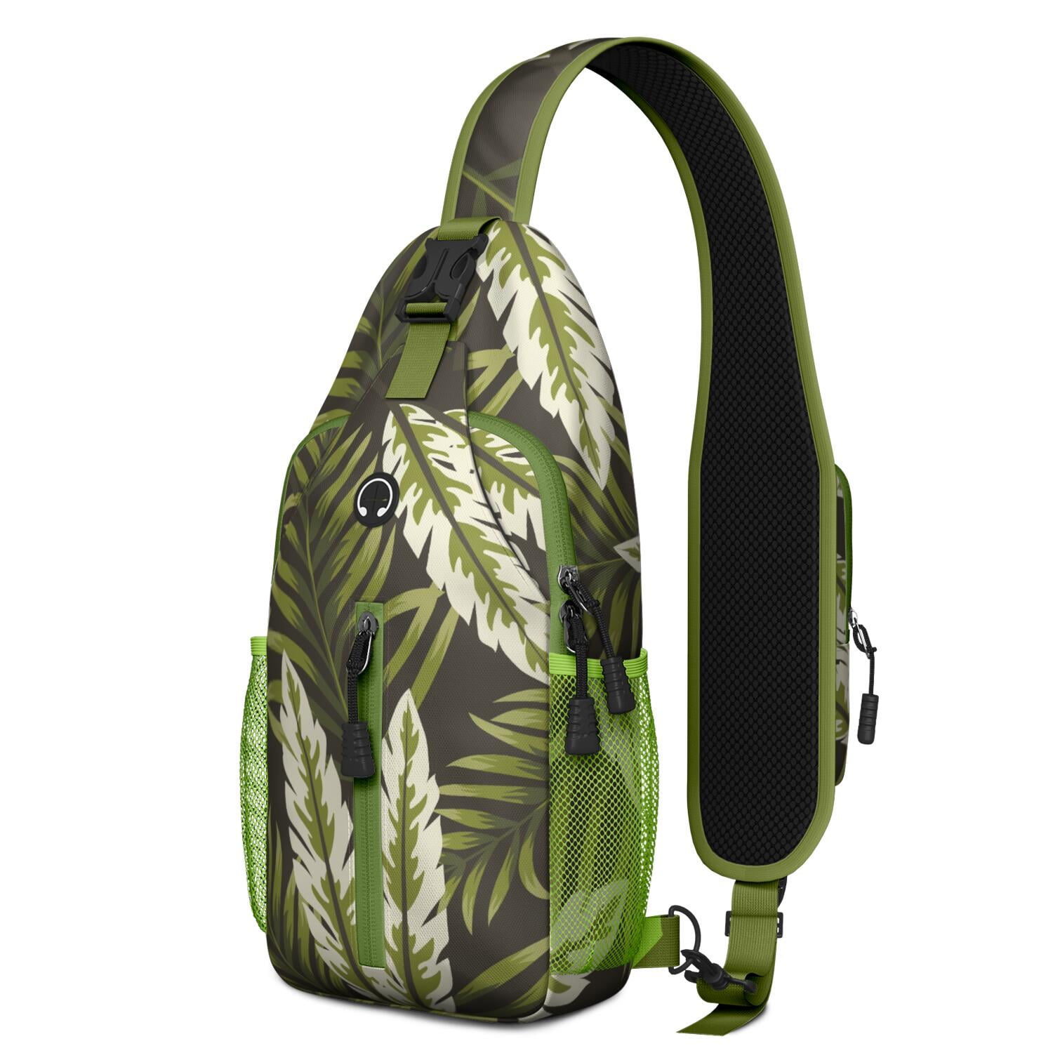 Hawaii Palm Tree Sling Backpack – Durable Multipurpose Shoulder ...