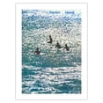 thumbnail image 1 of Hawaii - Pan American World Airways - Hawaiian Surfer Boys - Vintage Airline Travel Poster by Ivan Chermayeff c.1971 - Bamboo Fine Art 290gsm Paper (Unframed) 12x16in, 1 of 4