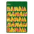 thumbnail image 1 of Hawaii - Psychedelic Flower Power - Vintage Hawaiian Travel Poster c.1960s - 8 x 12 inch Vintage Wood Art Sign, 1 of 4