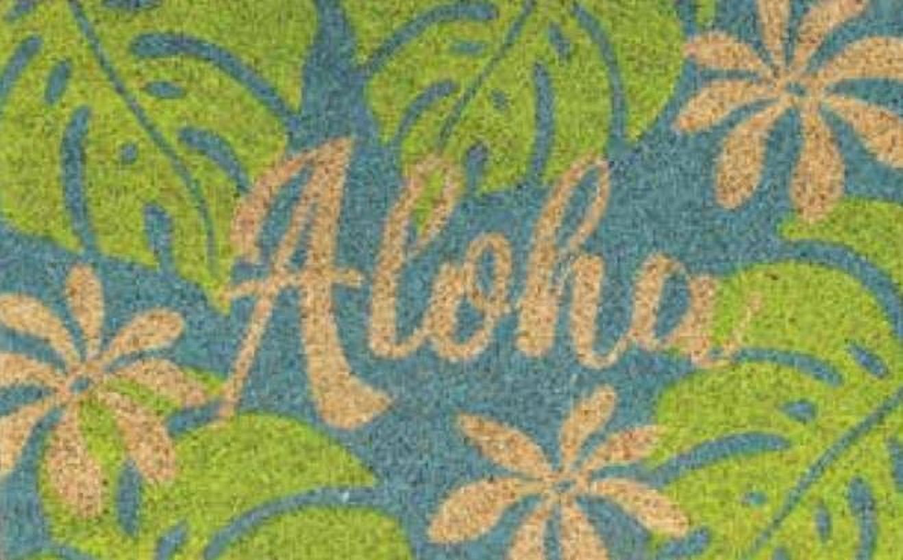Hawaii Rugs/Mats Aloha Monstera Mat, 1 Each