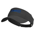 thumbnail image 1 of Hawaii Script Embroidered Pro Style Cotton Twill Washed Visor - Black OSFM, 1 of 5