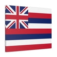 thumbnail image 1 of Hawaii State Flag Canvas Vibrant Wall Art Unframed Home Decor, 1 of 13