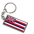 thumbnail image 1 of Hawaii State Flag Keychain Key Chain Ring, 1 of 1