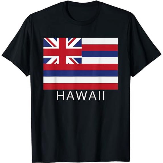 Hawaii State Flag State Of Hawaii Souvenir United States USA T-Shirt