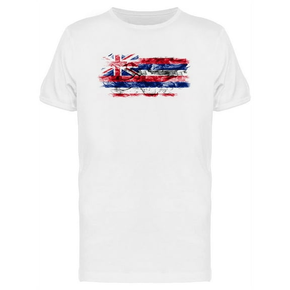 Hawaii State Smoky Flag T-Shirt Men -Image by Shutterstock, Male XX-Large